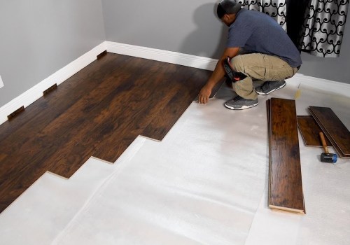 How hard is it to install laminate floors?